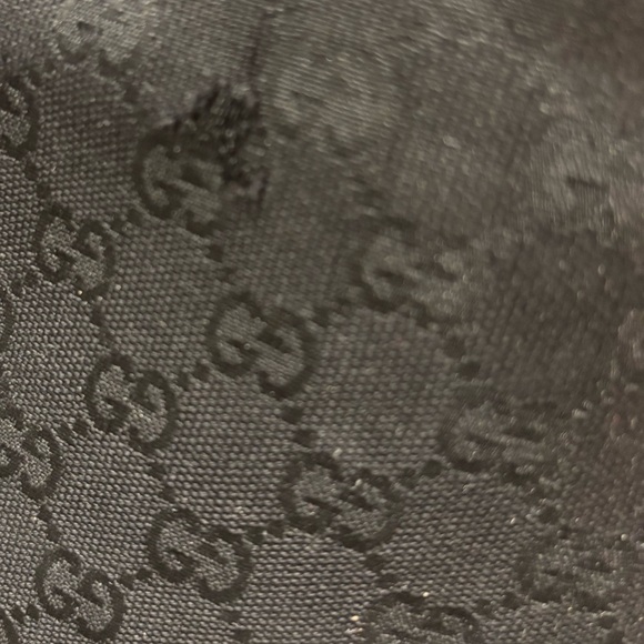 Gucci Monogram GG Black Horsebit handle Canvas Material Hobo Bag large - Picture 8 of 9
